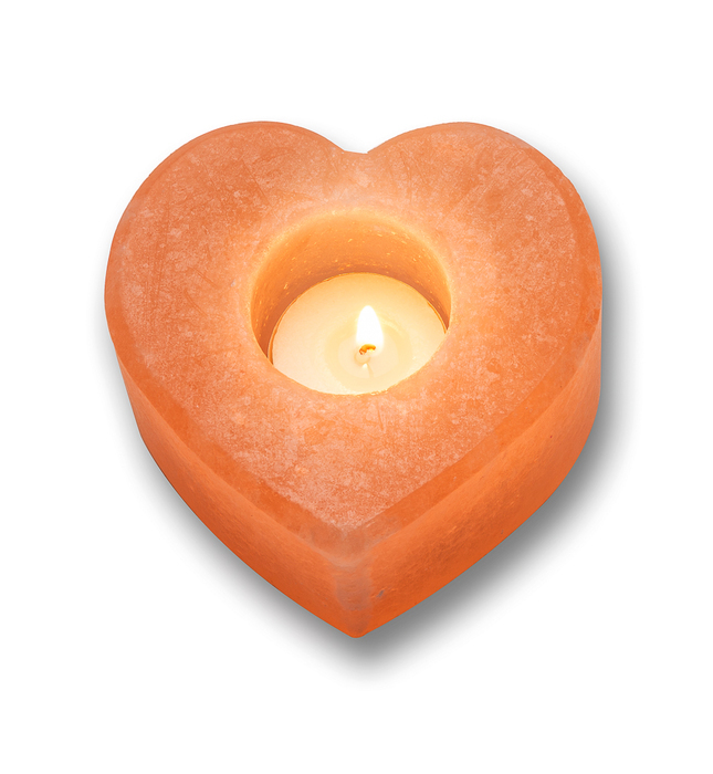 Himalayan Salt HEART Tealight