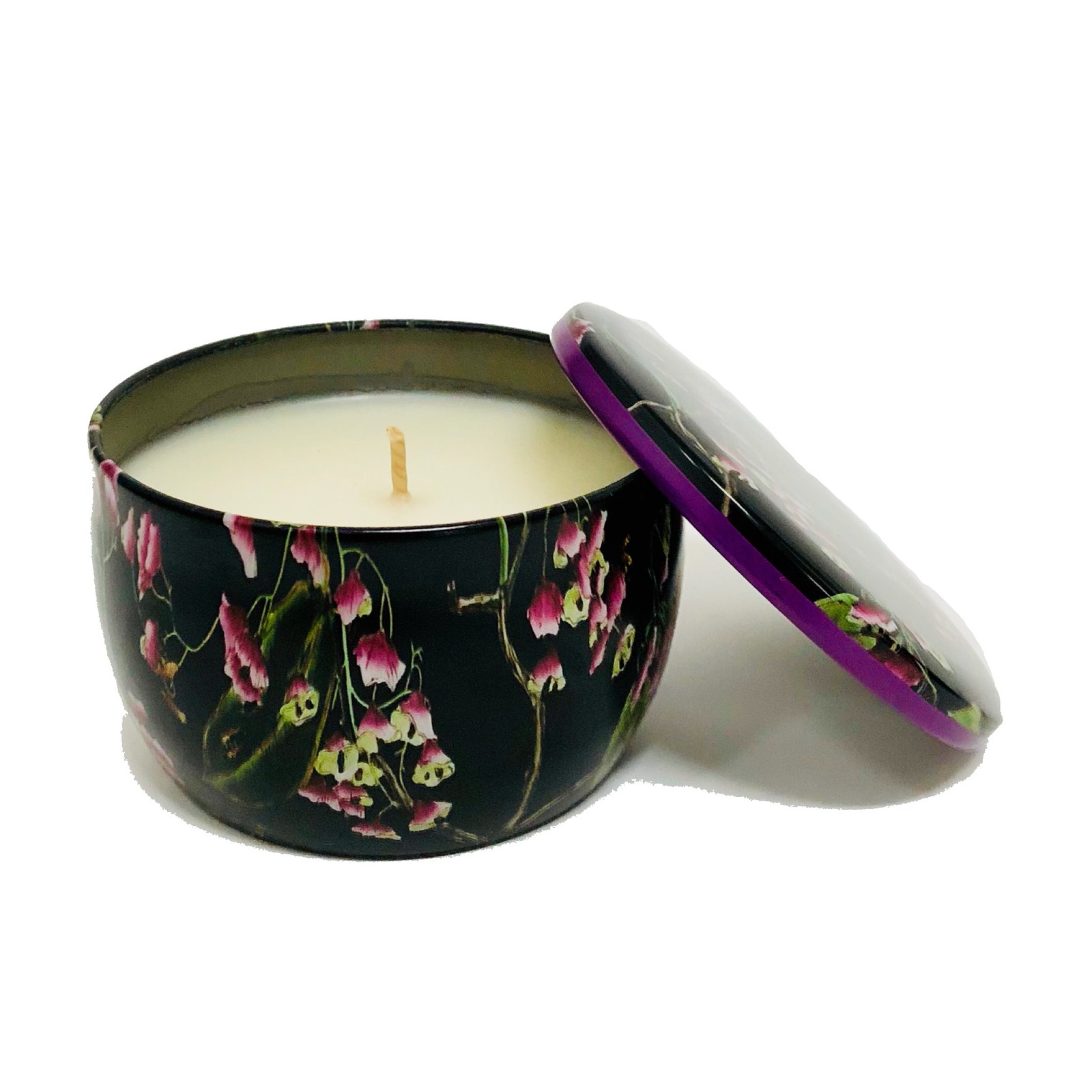 Floral Botanic Mini Candle CITRUS VANILLA 120g Tin