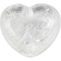 Clear Quartz Crystal Heart Individual