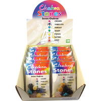 Gemstone CHAKRA STONES 24 Sets with Display Box