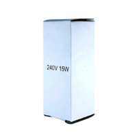 Globe CLEAR 15w (220v - 240v) UNBRANDED WHITE BOX