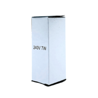 Globe CLEAR 7w (220v - 240v) UNBRANDED WHITE BOX