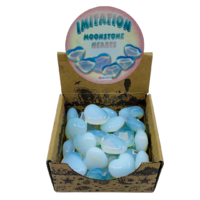 Moonstone Mini Hearts 15 Piece BULK BUY