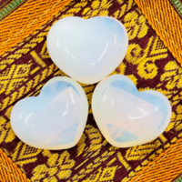 Crystal Mini Heart MOONSTONE Individual