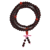 Mala Beads Necklace Garnet