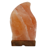 Himalayan Salt Lamp FLAME With Wood Base