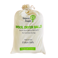 New Zealand Organic WOOL DRYER BALLS pack of 6