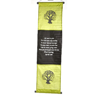 Affirmation Banner - Tree Of Life - Olive