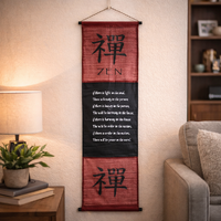 Affirmation Banner - Zen - Burgundy