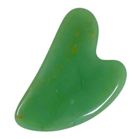 Crystal Gua Sha GREEN AVENTURINE Facial Tool