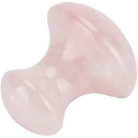 Crystal Gua Sha Mushroom ROSE QUARTZ Eye Massage Tool