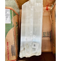 Crystal Selenite NATURAL BLOCK JUMBO White 20-25kg H
