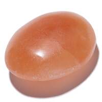 Crystal Palm Stone SELENITE Red 7cm