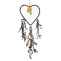 Dream Catcher HEART Black