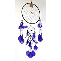 Dream Catcher CAPIZ SHELL Purple