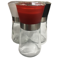 Empty Ceramic & Glass GRINDER Red
