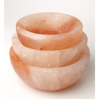 Himalayan Salt Bowl MIXED SET OF 3