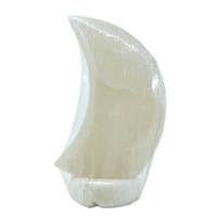 Himalayan Salt Lamp WHITE MOON With Marble Base