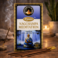 Ppure Incense MEDITATION Box of 12 Packets
