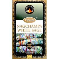 Ppure Incense WHITE SAGE Box of 12 Packets