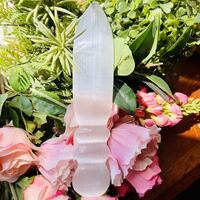Selenite Crystal DAGGER KNIFE 24cm