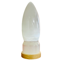 Selenite Crystal Lamp POLISHED 25cm