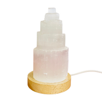Selenite Crystal Lamp 15-20cm MINI