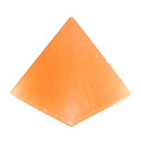 Crystal Pyramid SELENITE Red 10x10cm