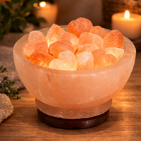 Himalayan Salt Lamp MINI BOWL OF LOVE 15-16cm