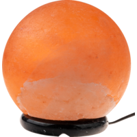 Himalayan Salt Lamp LARGE SUNSET ORB with Marble Base