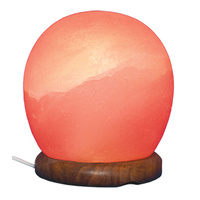Sunset Orb - Himalayan Salt Lamp with Marble Base