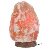 Himalayan Salt Lamp 4-5KG NATURAL Wood Base