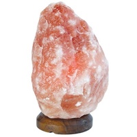 Himalayan Salt NATURAL ORNAMENT 8-10KG with Wooden Base