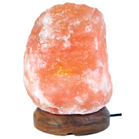 Himalayan Salt Lamp 1-2kg NATURAL SWEETIE Wood Base