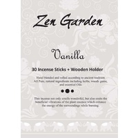 Zen Garden Incense VANILLA Single Packet