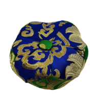 Cushion for Singing bowls LARGE GREEN AND BLUE