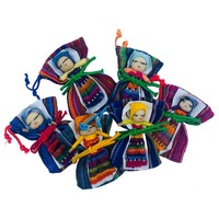 Guatemalan Worry Doll LARGE with Bag