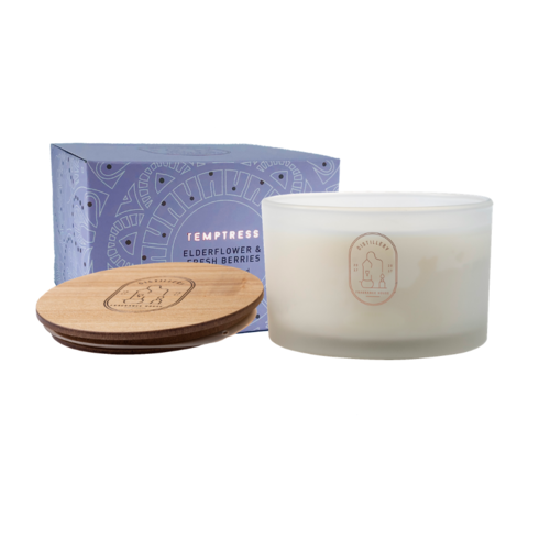 Distillery Soy Candle 450g TEMPTRESS Elderflower & Fresh Berries