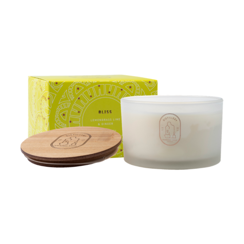 Distillery Soy Candle 450g BLISS Lemongrass, Lime & Ginger