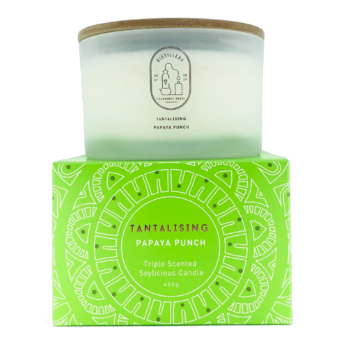 Distillery Soy Candle 450g TANTALISING Papaya Punch
