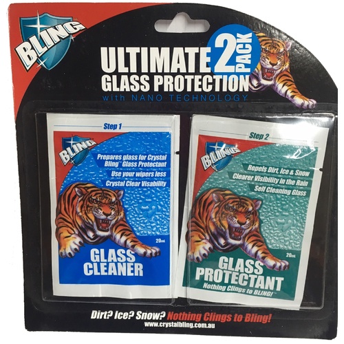 Automotive Bling - Windscreen Cleaner & Protector Twin Pack