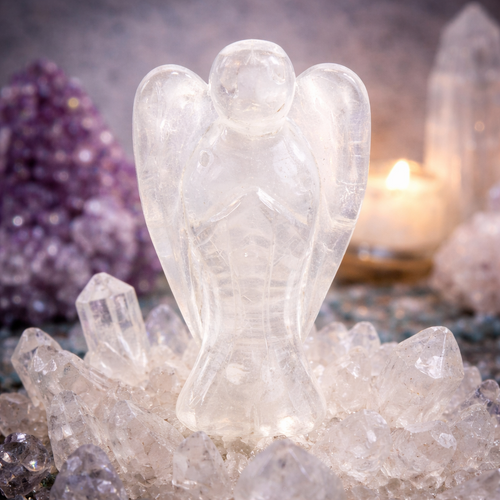 Crystal Divine Angel CLEAR QUARTZ Individual