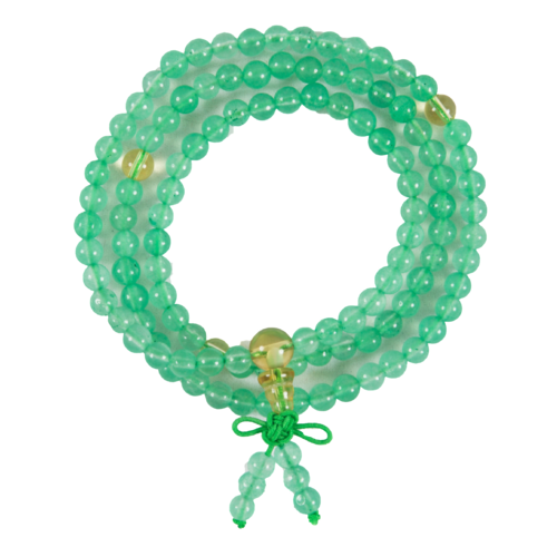 Crystal Mala Beads Necklace JADE 30cm