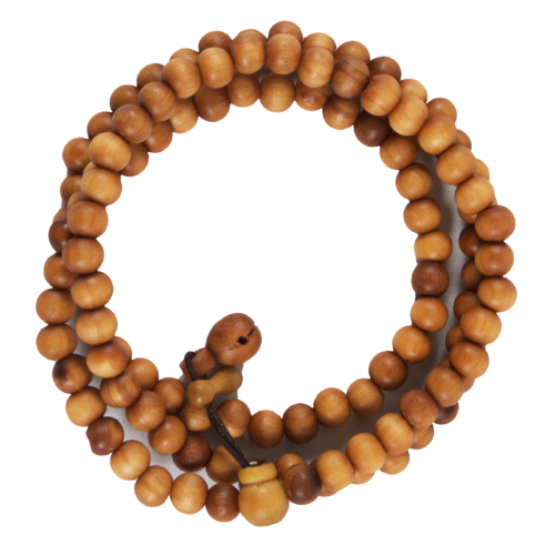 Mala Beads Necklace Sandalwood