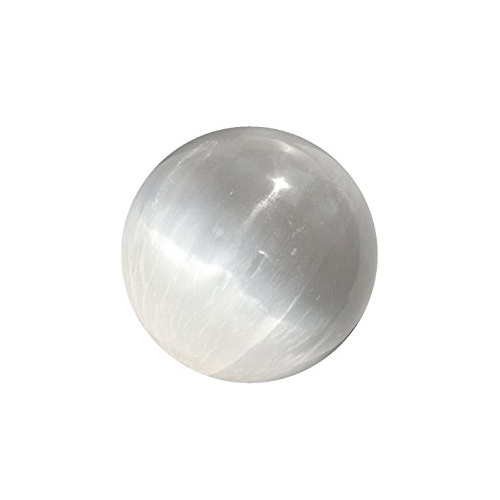Crystal Sphere SELENITE White 8cm