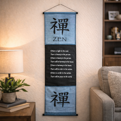 Affirmation Banner - Zen - Turquoise