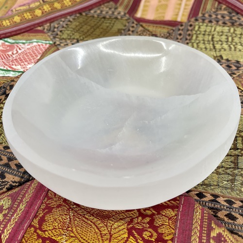 Crystal Bowl SELENITE White 14-15cm