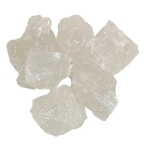 Raw Crystal Chunks CLEAR QUARTZ 2kg Bag A Grade