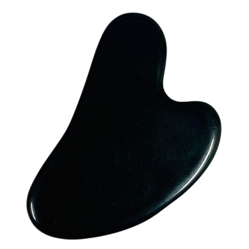 Crystal Gua Sha BLACK OBSIDIAN Facial Tool