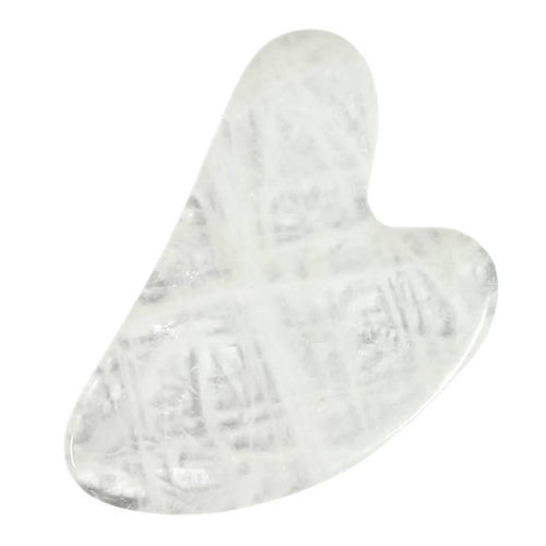 Crystal Gua Sha CRYSTAL QUARTZ Facial Tool
